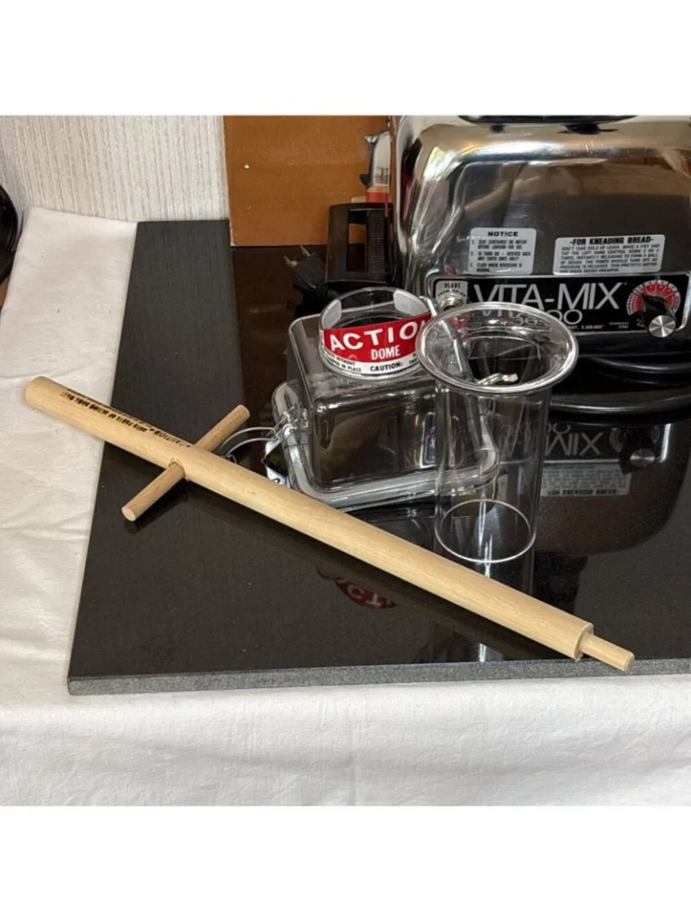 Vtg Vitamix 3600 Blender Grinder Juicer Bread Maker Stainless Steel 80s Vita-Mix